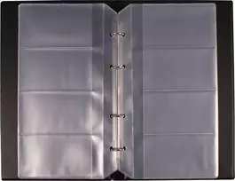 Biurfol Vizitinių kortelių laikiklis 200W juodas