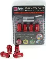 MTuning_F Nuts D1SPEC Replica 40mm M12x1.25 Raudona