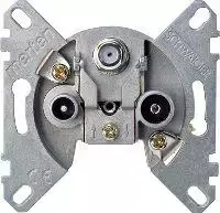 Schneider Electric Merten antenos lizdas trigubas R / TV / SAT galutinis (MTN466097)