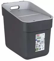 Keter CURVER ŠIUKŠLIŲ RŪŠIAVIMO DĖŽĖ 20L /TAMSIAI PILKA/ ŠVIESIAI PILKA