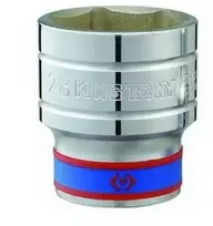 KING TONY NASADKA KRÓTKA 1/2" 27mm x 42mm 6-KĄTNA CHROM