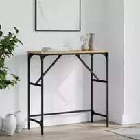 Konsolinis staliukas, ąžuolo, 75x32x75cm, apdirbta mediena