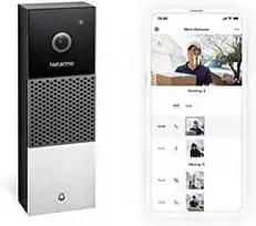 Ecost prekė po grąžinimo Netatmo ndbde išmanusis vaizdo durų skambutis su fotoaparatu, WiFi, 2way Au (Atnaujinta)