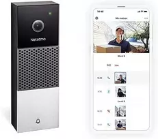 Ecost prekė po grąžinimo Netatmo intelektualus vaizdo durų skambutis, WiFi, garsas, asmeninis aptiki (Atnaujinta)