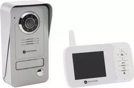 Ecost prekė po grąžinimo Smartwares VD38W belaidžio vaizdo durų telefonas su naktinio matymo funkcij (Atnaujinta)