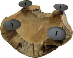Ecost prekė po grąžinimo Ambientehome Advento vainikas Advento dubuo apvalus apytiksliai 20-25 cm (Atnaujinta)
