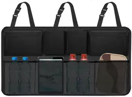 Automobilio kėdutės organizatorius Springos 88x46 cm juodas