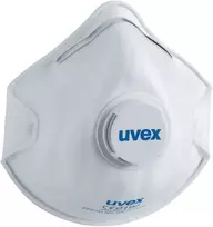 Respiratorius Uvex Silv-Air Classic 2110 FFP1, puodelio tipo su vožtuvu, baltas, 3 vnt mažmeninėje pakuotėje