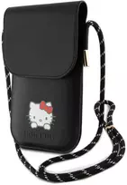 Hello Kitty odinis dėklas krepšys Daydreaming Cord (HKOWBSKCDKK) juodos spalvos