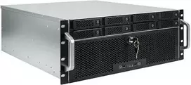 Inter-Tech IPC Storage 4U-4708, Server-case - juodas