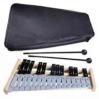 Chromatinis metalofonas su dėklu V-TONE DC 27 SET