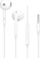 Laidinės ausinės Jack 3,5 mm Oppo MH135 urmu baltas