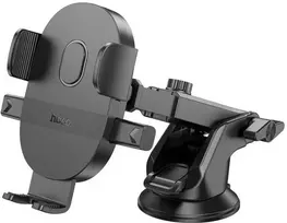 Automobilinis telefono laikiklis Hoco H19 (dashboard/windshield) juodas