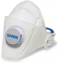 Respiratorius Uvex silv-Air Premium 5110 FFP1, sulankstomas, su vožtuvu, 3 vnt, mažmeninė pakuotė