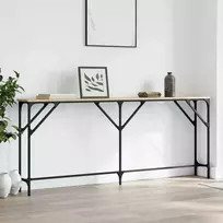 Konsolinis staliukas, ąžuolo, 180x23x75cm, apdirbta mediena