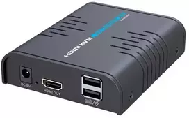 Spacetronik HDMI į IP keitiklis + KVM USB imtuvas - RX