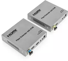 Spacetronik HDMI į optinio pluošto keitiklis SPH-FO11 KVM 4K 60Hz