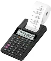 Casio HR-8RCE skaičiuotuvas Desktopas Spausdintuvo skaičiuotuvas Juoda