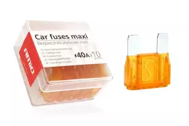 Automobilinių saugiklių dėžutė „Maxi“ 10 vnt. 40A amio-02326