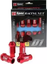 MTuning_F D1SPEC Nuts Race M12x1.5 Raudona