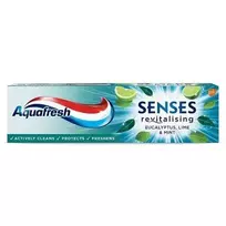 Dantų pasta Eucalyptus and Lime and Mint Aquafresh Senses Energizing Dantų pasta, 75ml