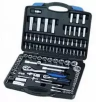 Galvučių ir raktų komplektas 94dalių 1/4"+1/2"