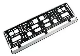 Rėmelis automobilio valstybiniams numeriams 520 x 110mm sidabro sp.HP