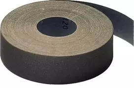 Šlifavimo popieriaus rulonas Klingspor; KL 385 JF; 115x5000 mm; K80; 1 vnt.