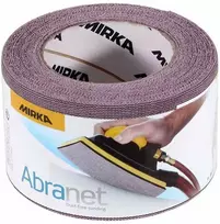 Šlifavimo tinklelio rulonas Mirka ABRANET; 75 mm x 10 m; P100