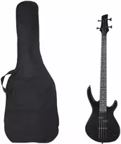 Elektrinė bosinė gitara pradedantiesiems, juoda, 4/4 46"