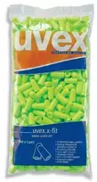 uvex x-fit vienkartinių ausų kištukų užpildymo pakuotė (200 porų)