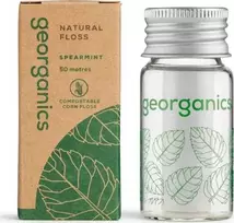GEorganics dantų siūlas su mėtų skoniu, 50 m