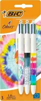 Bic Pen 4 Colors Message Tie Dye 3 vnt. ĮVEIKTI