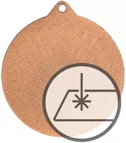 Detal Medalis su graviravimu ant laminato