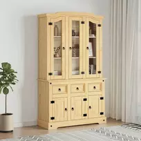 Komoda Corona, medaus, 112x43x196cm, meksikietiška pušis