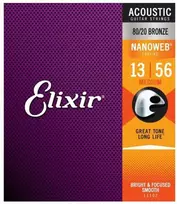 Elixir Eliksyras 11102 Nanoweb Medium 80/20 Bronze 13-56
