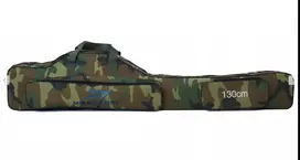 Trijų dalių dėklas meškerėms, 130cm