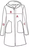 Kostiumas nuo lietaus Robinson A-69-PP-001, XL dydis