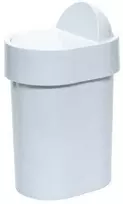 Šiukšliadėžė Gedy Junior 8009 02, 4,8 l, balta