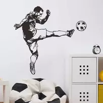 Interjero lipdukas Futbolo žaidėjas su kamuoliu