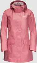 JackWolfskin Lietpaltis moterims JACK WOLFSKIN CAPE YORK COAT | rožinis