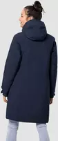 JackWolfskin Žieminis paltas moterims JACK WOLFSKIN COLD BAY COAT tamsiai mėlynas