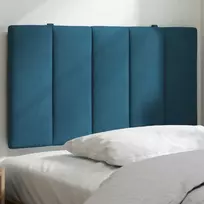 Galvūgalio pagalvėlė, mėlynos spalvos, 90cm, aksomas