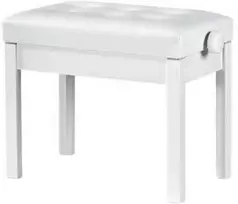 Pianino kėdė KALINE BA-212-WH