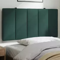 Galvūgalio pagalvėlė, tamsiai žalios spalvos, 100cm, aksomas