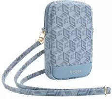 Guess rankinė GUWBZPGCSPGB mėlynas Zip GCube Bottom Stripe