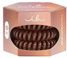 Invisibobble plaukų gumytės Original Premium Pretzel Brown 3 vnt.