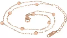 Troli Moderni paauksuotų kojų grandinėlė, pagaminta iš Globe Rose Gold plieno
