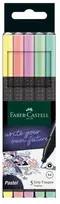 Rašiklių rinkinys Faber-Castell FinePen, 0.4mm, 5 pastelinių spalvų