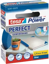 Tesa Extra Power Perfect Lipni juosta 19 mm, 2,75 m, mėlynos spalvos